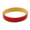 Color Coat Double Layer Silicone Wristbands