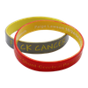 2 Layers Silicone Rubber Wristbands Bangles with High Quality