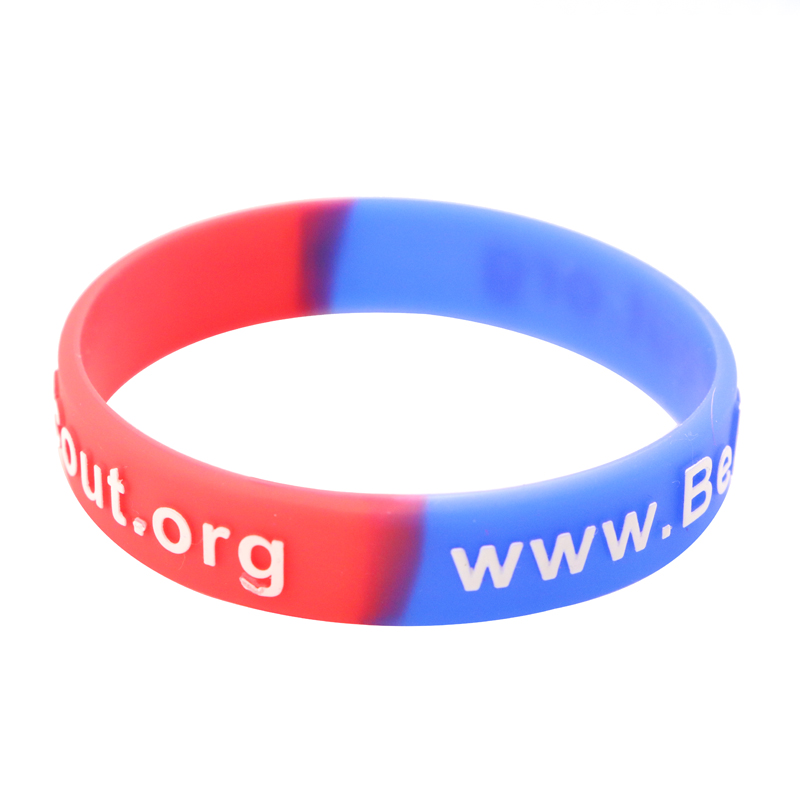 skyee Embossed Technology Printing silicone wristbands for sale