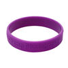 Skyee Promotional gift embossed printed silicone wristband rubber bracelet wholesales