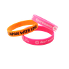 Skyee Cheapest fashion silicone bracelet wristband with print deboss engrave band